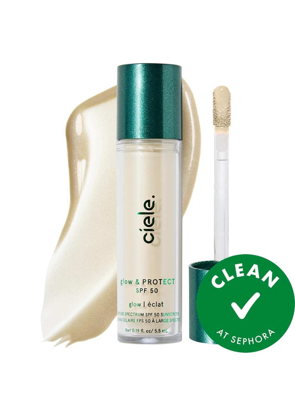 NWT CIELE glow & PROTECT SPF 50+ liquid highlighter 5.5 ml- Church